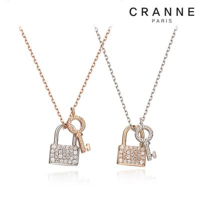 Bling Padlock Point Necklace C24NB099