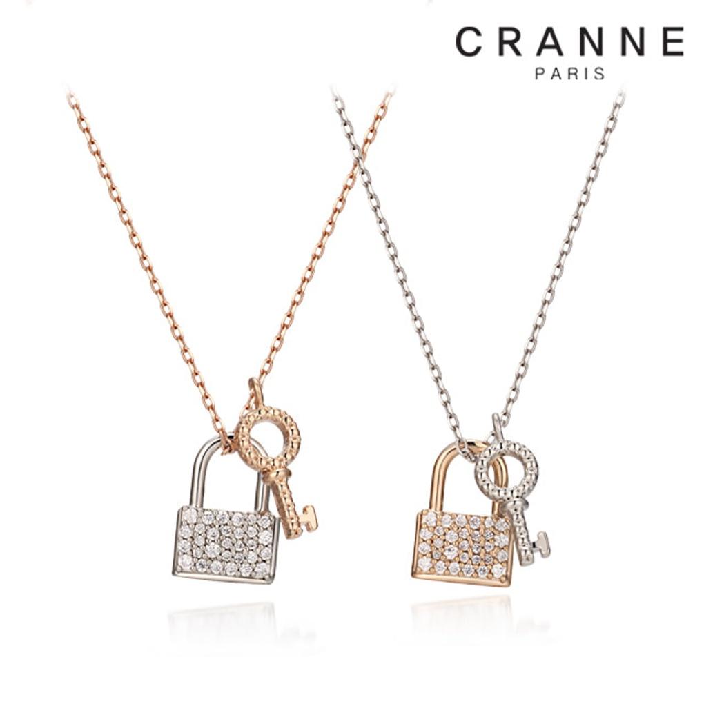 Bling Padlock Point Necklace C24NB099