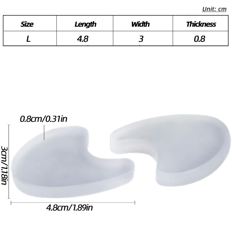 

2 шт. = 1 пара силиконовый разделитель для пальцев ног, регулировочный гель, протектор для большого пальца, косточки, корректор вальгусной деформации большого пальца, ортопедические стельки