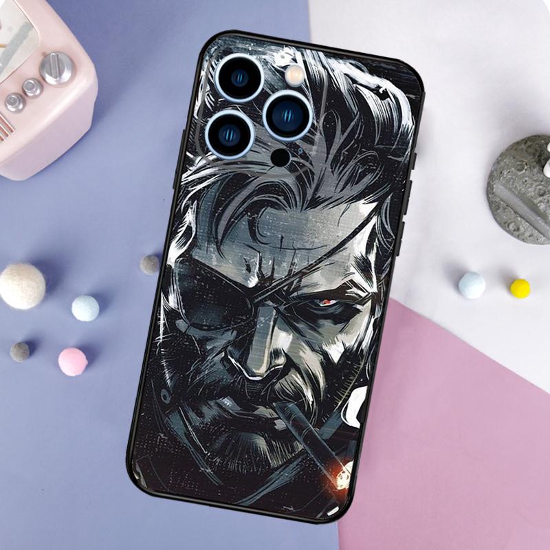 Game Metal Gear Solid Phone Case For iPhone 16 15 14 12 11 13 Pro Max Mini Plus X XS Max XR Back Cover