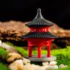 Chinese Pagoda Domed Pavilion Statue Ancient Building Model Japanese Decoration Miniature Rockery Aquarium Bonsai Ornament