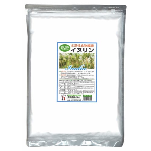 Kotobuki Bussan Inulin, 500g, Water-Soluble Dietary Fiber, Made with the World's Only Enzymatically Produced Sugar, Non-GMO, Lower Polymerization Than
