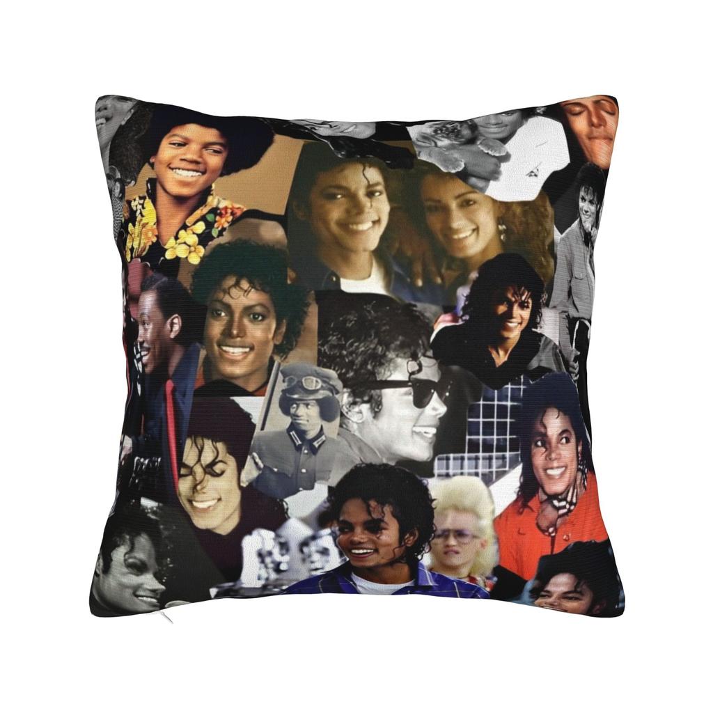 Beat It piano MJ king of pop Square Pillow Cases Cushion Cover Awesome Zippered Decor Pillowcase for Home 18"x18"