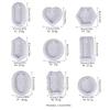 1Pc/9Pcs Listing Silicone Mold Crystal Glue Flash Diamonds Various Shapes Pendant Mold Car Hanging Keychain Material