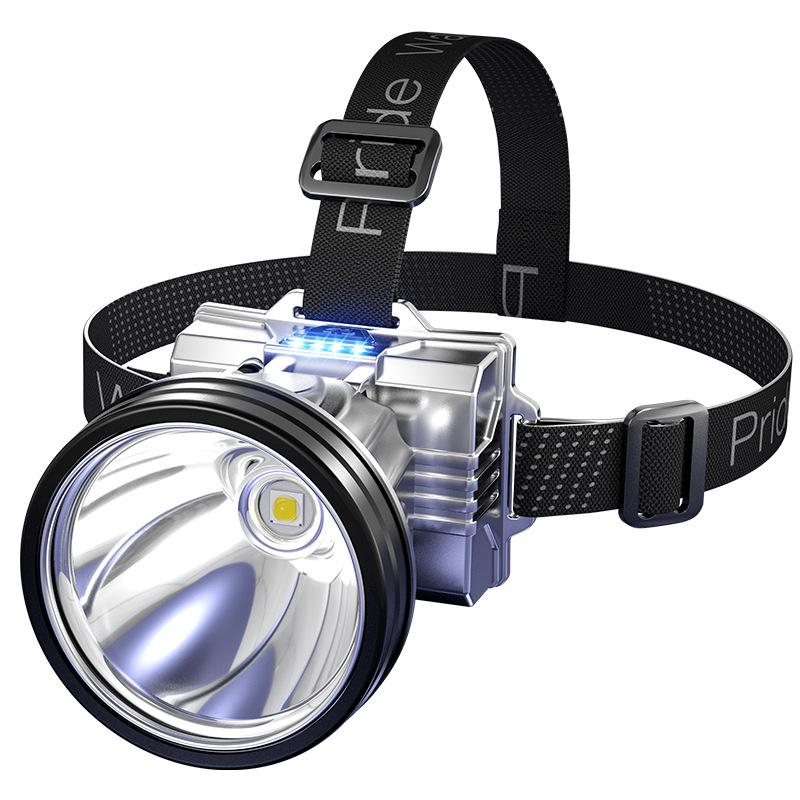 Rechargeable LED Headlamp: High-Intensity, Long-Range for Outdoor, Camping, Fishing, Home Emergency.