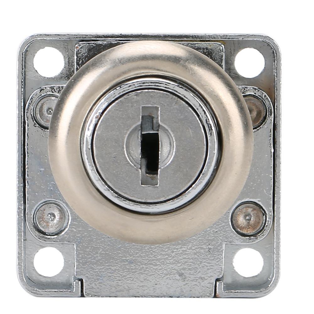 4pcs Durable Cabinet Cam Lock Keyed Alike Cylinder Drawer Lock Drawer Lock with Key  Cupboard