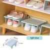Double-Layer Shoe Rack Organizer Shoes Footwear Storage Stand Support Space Saving Cabinet Closet Holder Modern Bracket
