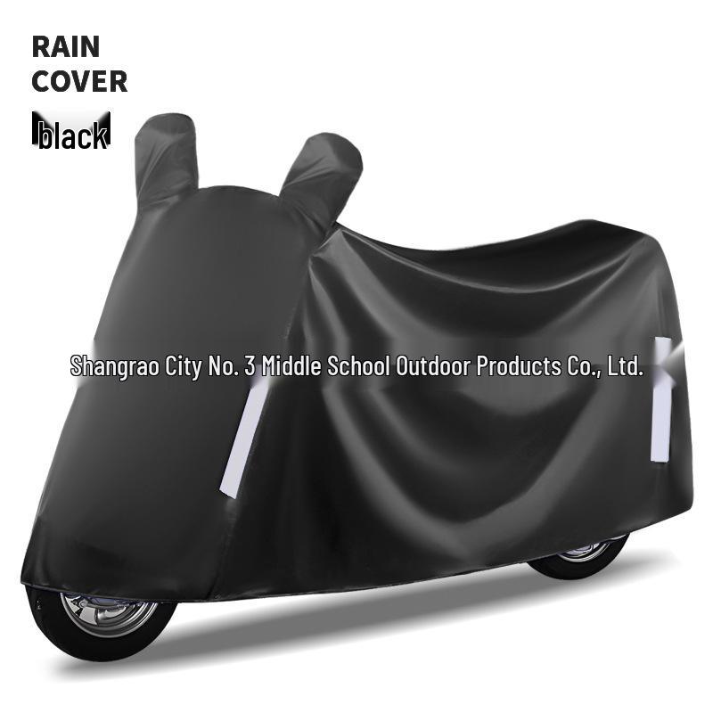 Electric Vehicle Rain & Sun Shield: Windproof, Dustproof, Full Motorcycle & Car Cover