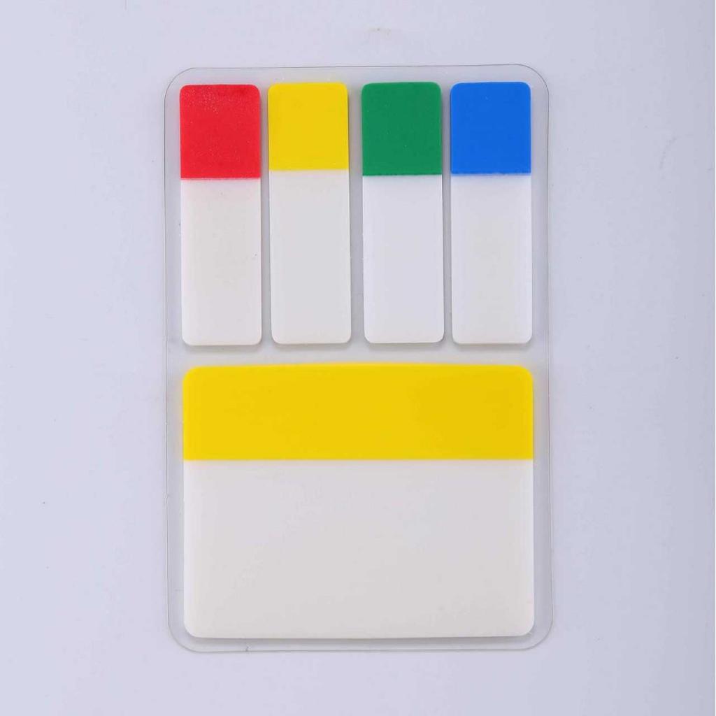 100/120Sheets Colorful Transparent Fluorescent Index Tabs Sticky Note Page Marker Planner Stickers Classification Writing Office