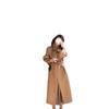 A Mid-length Single-layer Woolen Coat for Women's Autumn Charm