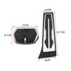 LHD Car Pedals for BMW X1 F48 2016 - 2026 X2 F39 2018 - 2026 Accelerator Gas Brake Pedal Cover  AT Stainless Steel Accessories