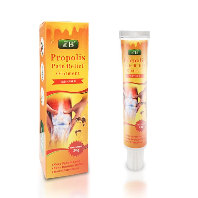 

ZB Прополис Крем для облегчения боли в коленях Обезболивающая мазь Боль в суставах Товары для здоровья 20г