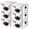 Porcelain Baking Bowls With Lid 450 Ml 6 Pcs.