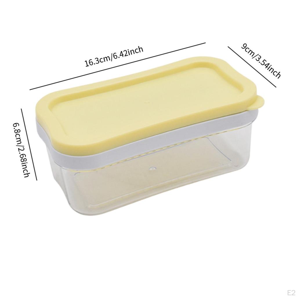Butter Dish with Lid,Cheese Storage Box, Keeper Easy Cutting and Storage,for Baking Fridge