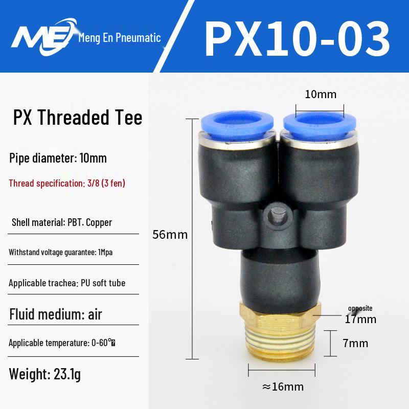 Copper Corrosion-Resistant Pneumatic Quick Connector Fitting for Air Compressors