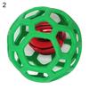 Dog Puppy Hollow Bell Tennis Ball Chew Scratch Playing Training Molar Pet Toy