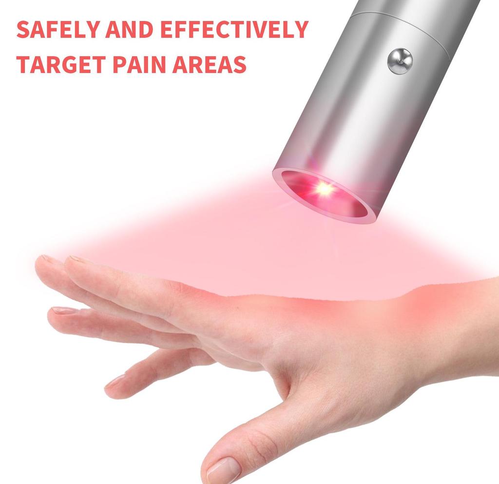 Portable Infrared Physiotherapy Red Light Flashlight with 4 Light Sources