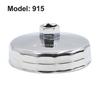 92mm 15 Flutes Silver Tone Metal Car Oil Filter Cap Wrench Socket Remover Tool