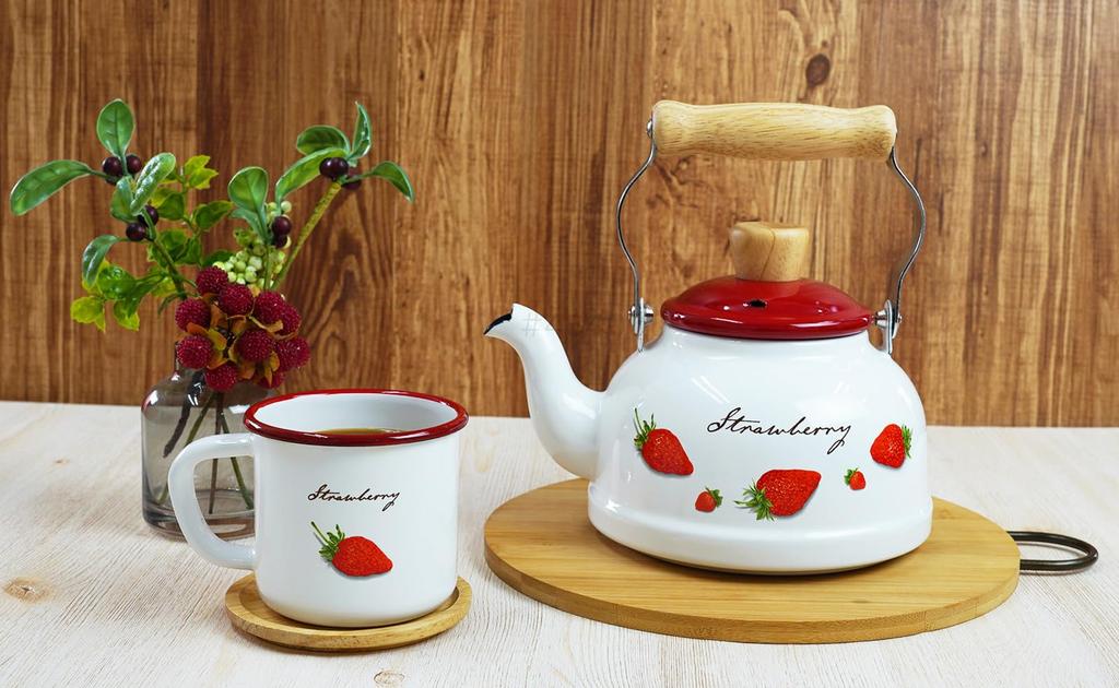 Fuji Hollow Strawberry Kettle, 0.4 fl oz (1.6 L) S