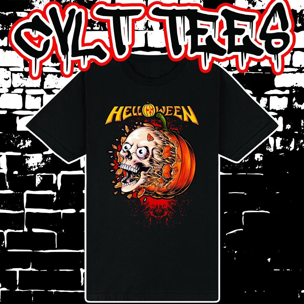 Halloween Band Tee 100% Cotton Unisex T-Shirt S