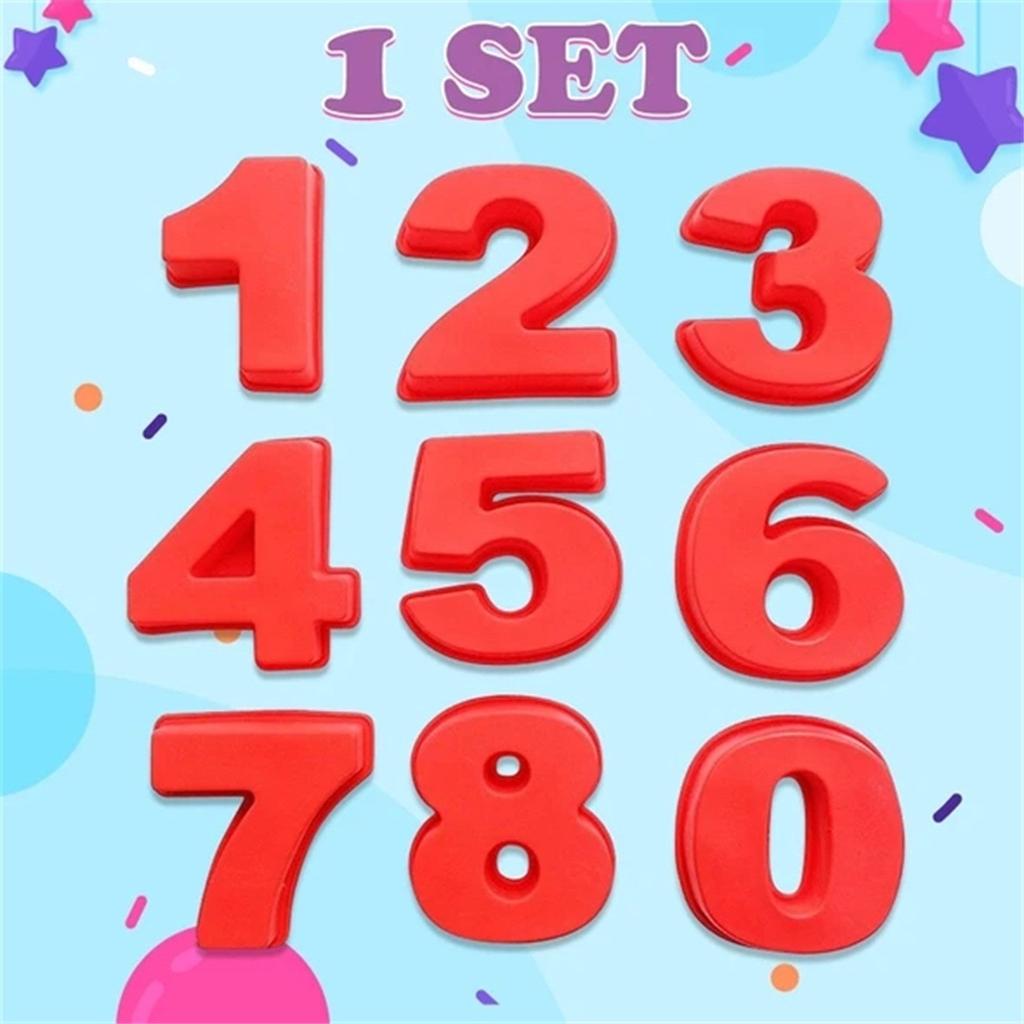 Birthday Number Silicone Cake  Pizza Pan Baking Cake Bread Kitchen DIY Mould