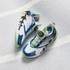 Anta Kids Synthetic Leather Comfortable Physical Test Lightweight Shock Absorption Low Top Running Shoes Kids sneaker White Blue A12435532N-1