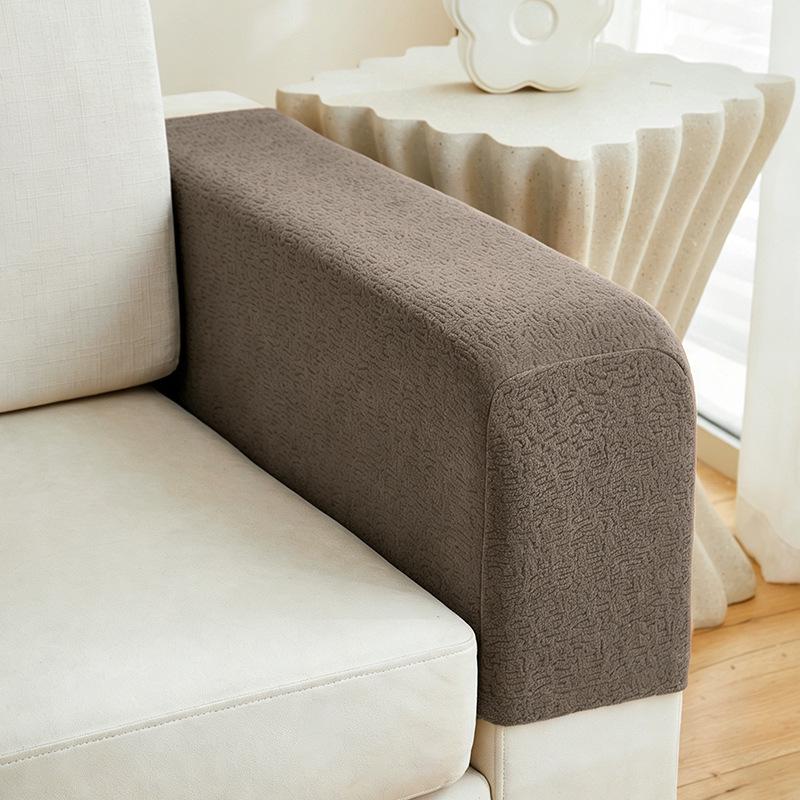 Thickened Anti-Stain Elastic Sofa Armrest Covers - Simple, Protective Fabric, New Model