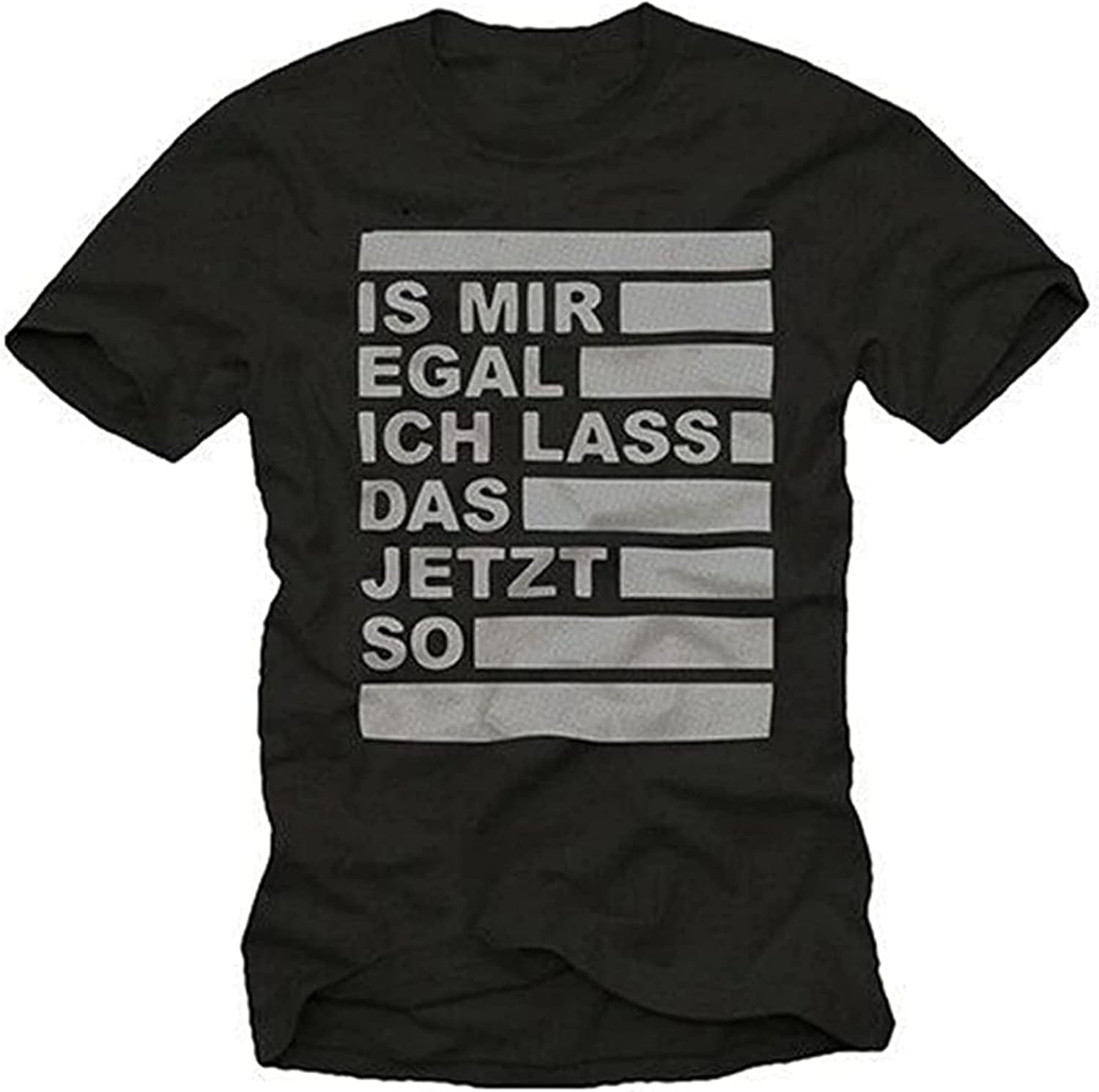Men s Funny Mens T Shirt with is I do not Care Slogan Cool Brash Men Shirt 3XL чёрный