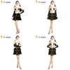 Womens Gorgeous Golden Nun Cosplay Costume Short Skirt Made Of Polyester For Themed Parties