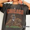 Chicago Football Vintage Graphic T-Shirt Unisex Retro Bear Sports Fan Tee
