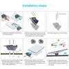 Weather Resistant ABS Mount Easy to Install Roof Mount Universal Vehicle Mount Secure Device Mount for Device Mini