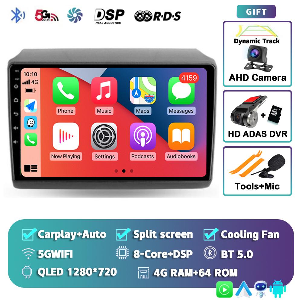 Android 14 Car Radio Carplay For Fiat Ducato 2007-2015 Citroen Jumper Peugeot Boxer 2011-2015 2 Din Autoradio Multimedia GPS DSP