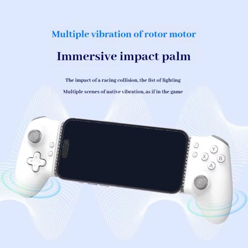 Memo Mobile Game Controller 1000Hz Polling Rate Wireless Bluetooth-compatible Gaming Phone Controller Hall Triggers
