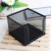 Metal Desktop Note Box Portable Storage Box New Mesh Cube Box