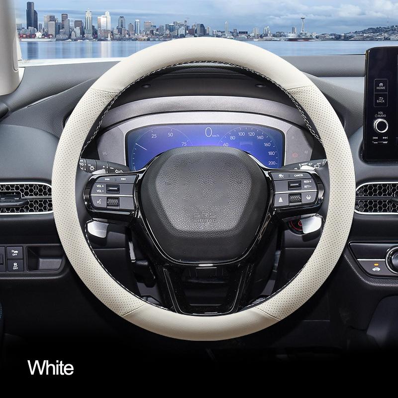 Car Steering Wheel Cover Wrap for Honda HR-V HRV 2026 2026 2026 Braid On Steering-Wheel Cover Holder Handbar Protector