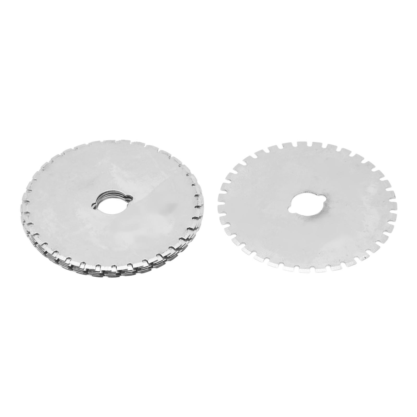 

10PCS Rotary Cutter Blades Stainless Steel Sharp Rotary Cutter Replacement for Sewing Fabric Leather Quilting Cutter