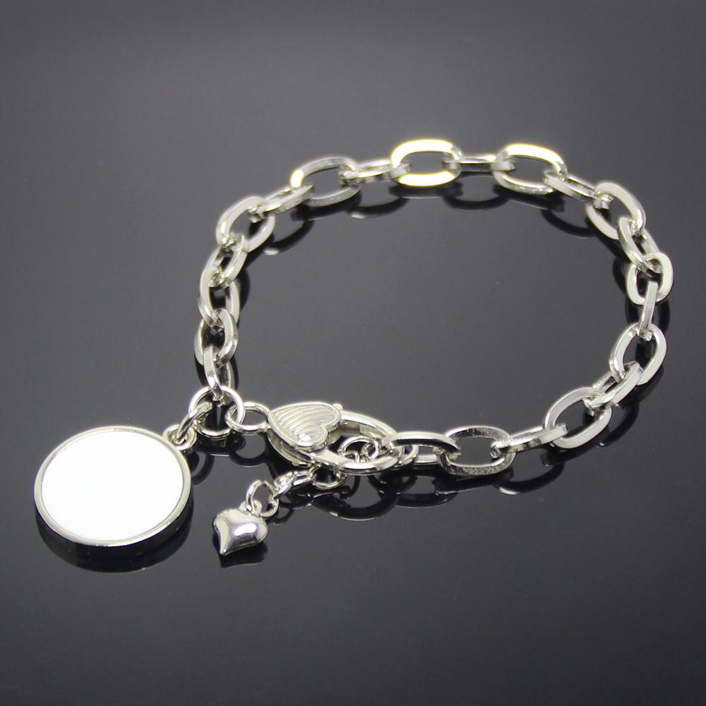Sublimationsarmbänder für Damen Mode Wärmeübertragung Foto Kette Schmuck Leer Neuankunft Sublimationsarmband Kette