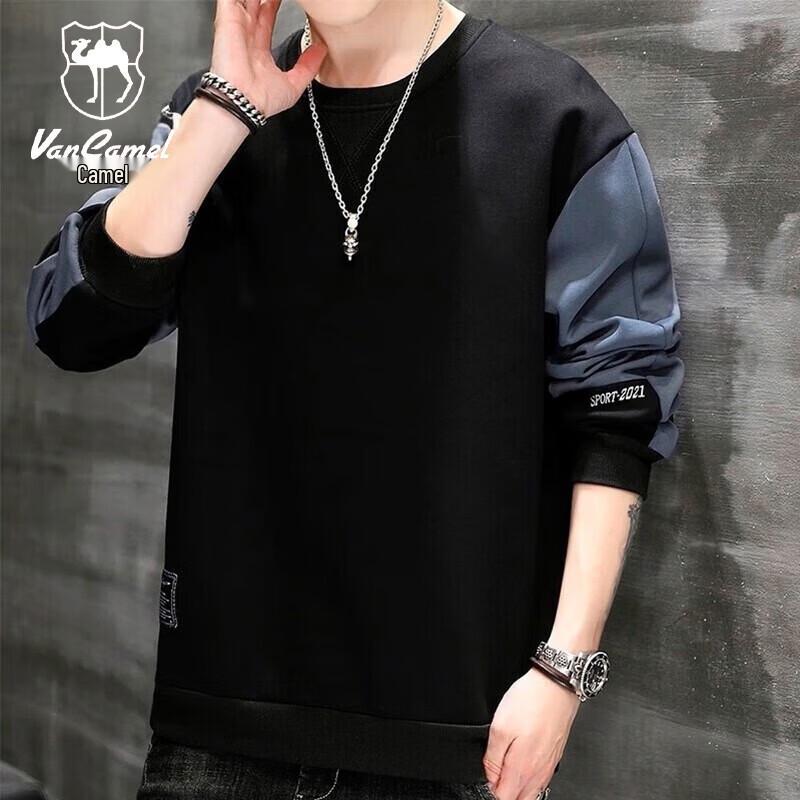 

VANCAMEL Men s Long Sleeve Round Neck T-Shirt L