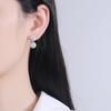 Temperament Bridal Pair Micro Super Flash Zircon Pair Earrings