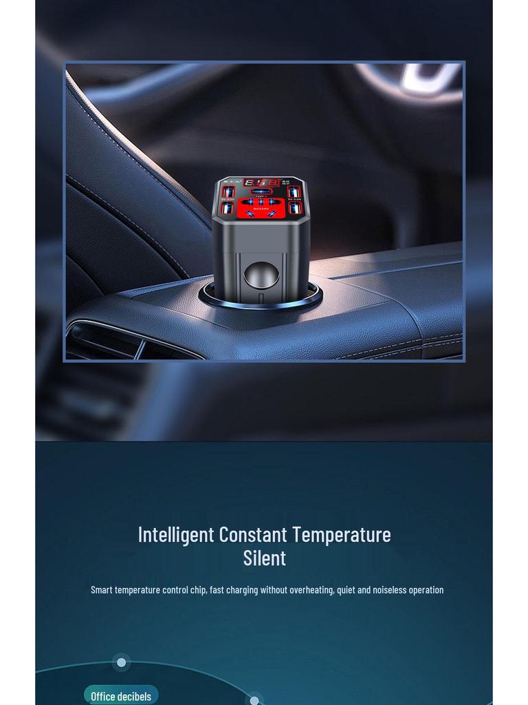 Multifunctional 12V/24V To 220V Car Power Inverter & Charger