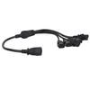 UPS PDU C14 To 5 X C13 Power Adapter Cable Male To Female 10A 250V Y Splitter Power Adapter Cable 1.6ft
