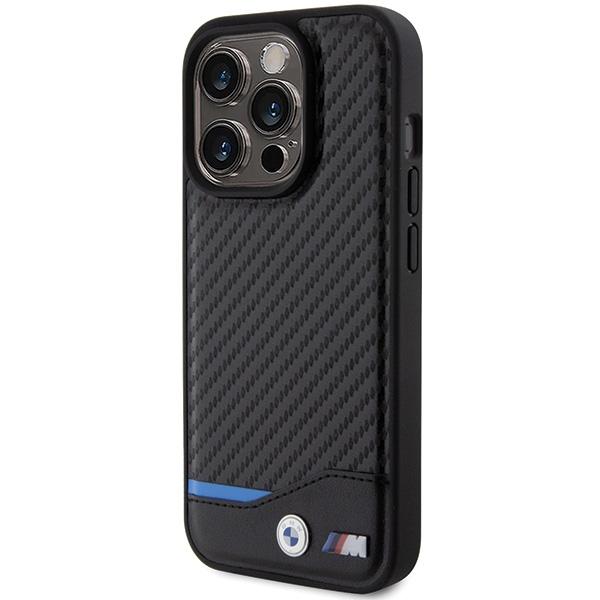 Bmw Bmhcp15L22Nbck Iphone 15 Pro 6.1Czarny/Black Leather Carbon