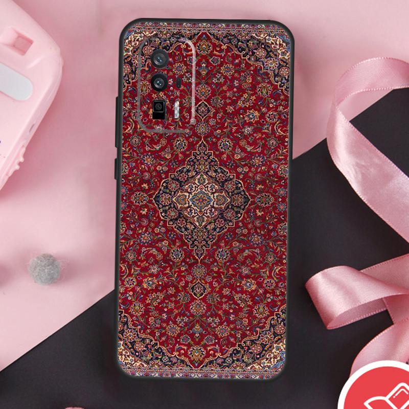 

Persian carpet Floral pattern Case For POCO F6 Pro X6 X5 X3 F3 F5 M6 M5s Xiaomi 14 Ultra 12 13 Lite 11T 12T 13T Pro Cover POCO X5