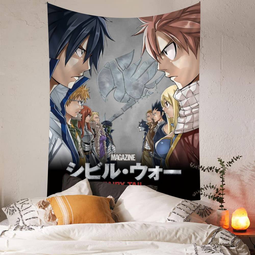 Fantasy Anime FFairy TTail DIY Wall Tapestry For Living Room Home Dorm Decor Wall Art Decor