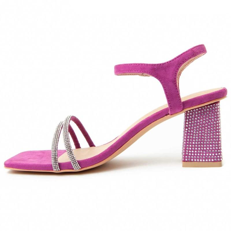 Sandalia Con Tacón Para Mujer.  Montevita  Sanndarey10  90523