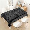 1 Stück Tischdecke, Elegante Dunkle Holzmaserung, Geeignet für Esstische, Couchtische, Picknicks im Freien - Dunkle Holzmaserung, Maschinenwaschbar Rechteckig Ta