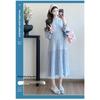 Maternity Dress Spring Autumn 2026 New Fashionable Loose Belly-Covering Shirt Dress Spring Maternity Dress