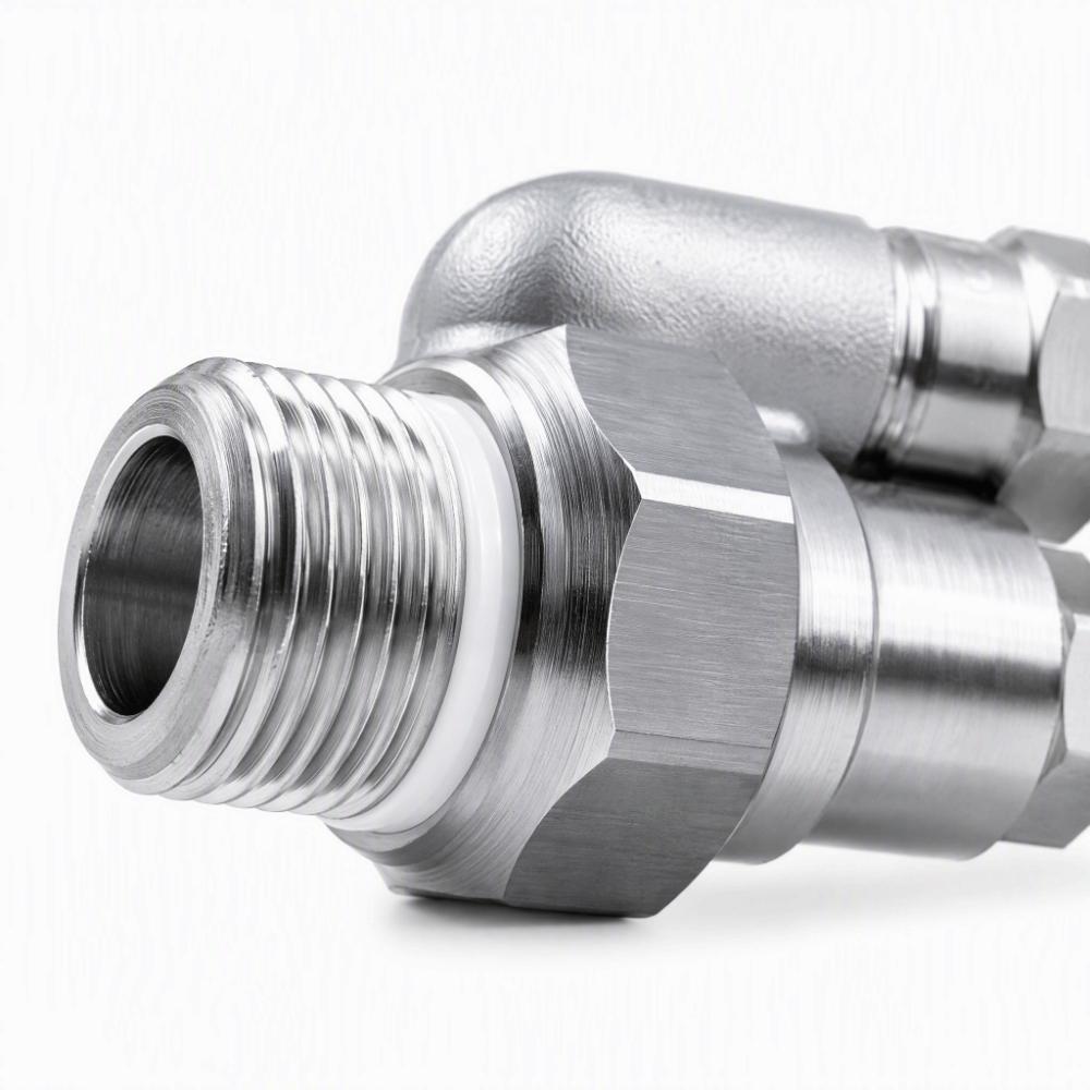 180° Stainless Steel Shut Off Valve 7/8” Size Anti-Spitting Valve  For Paint Sprayers