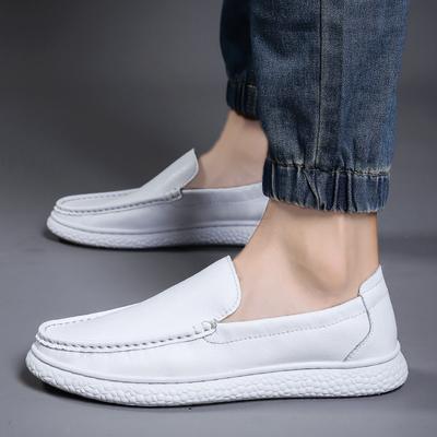 Ανδρικά Δερμάτινα Μοκασίνια Slip on Παπούτσια Οδήγησης
