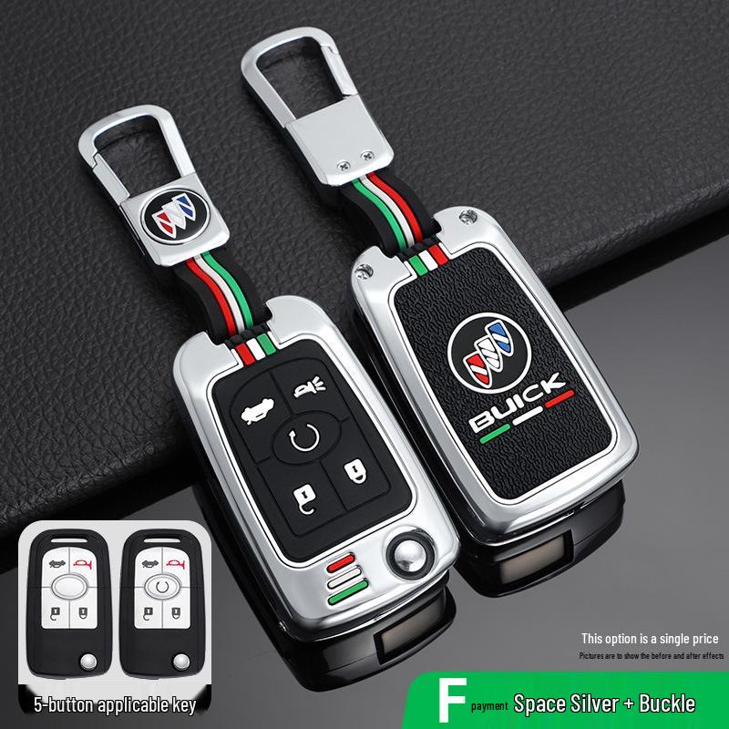 Buick Excelle Key Cover for 2015, 2008, 2011, 2013 Models - Remote Control Key Case